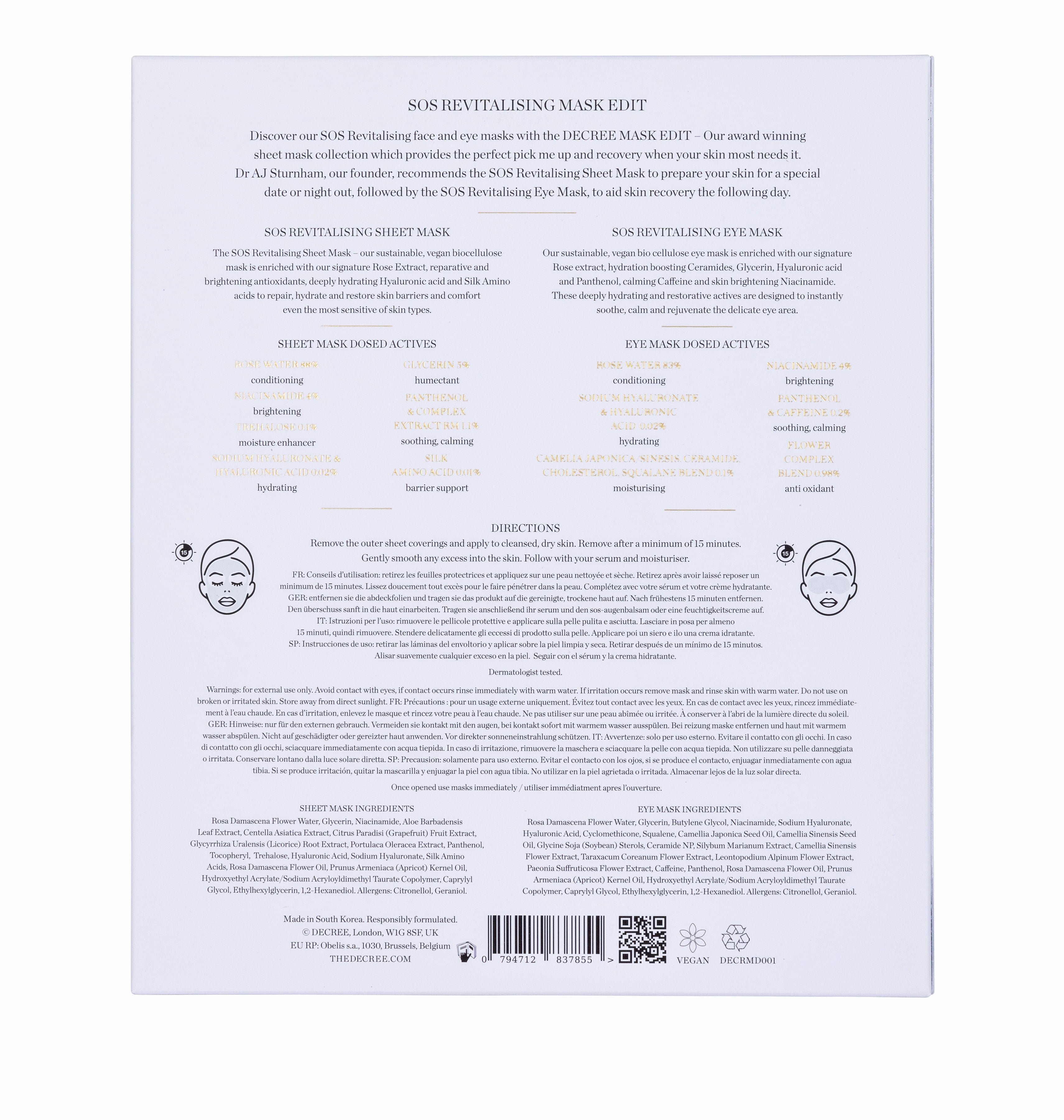 SOS Revitalising Mask Edit - The Decree